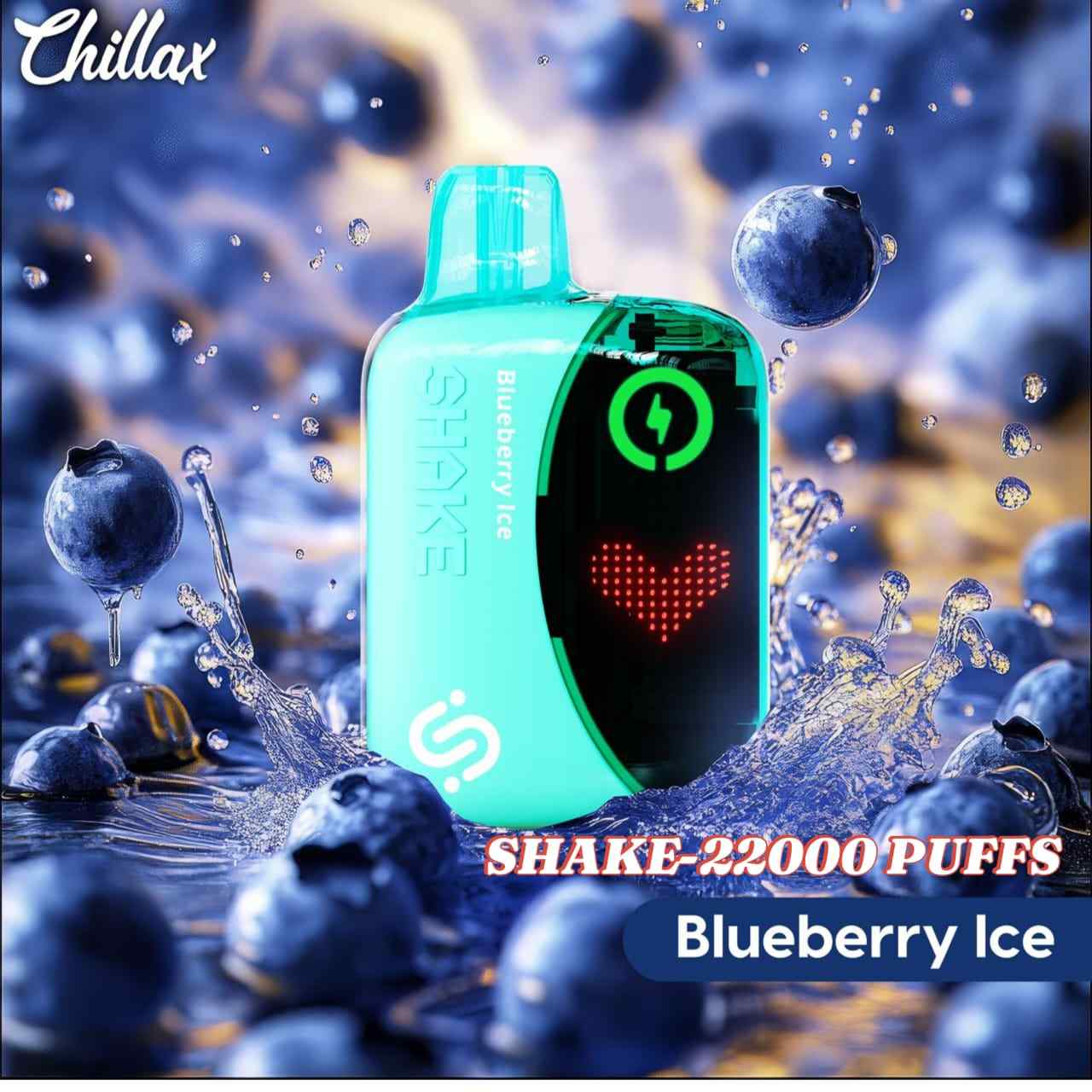 CHILLAX-Shake-22000-Puffs-Price-in-Dubai-BLUEBERRY-ICE