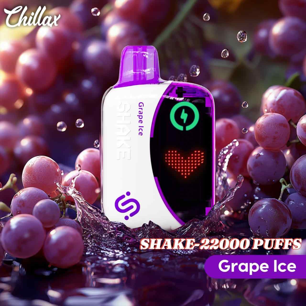 CHILLAX-Shake-22000-Puffs-Price-in-Dubai-GRAPE-ICE