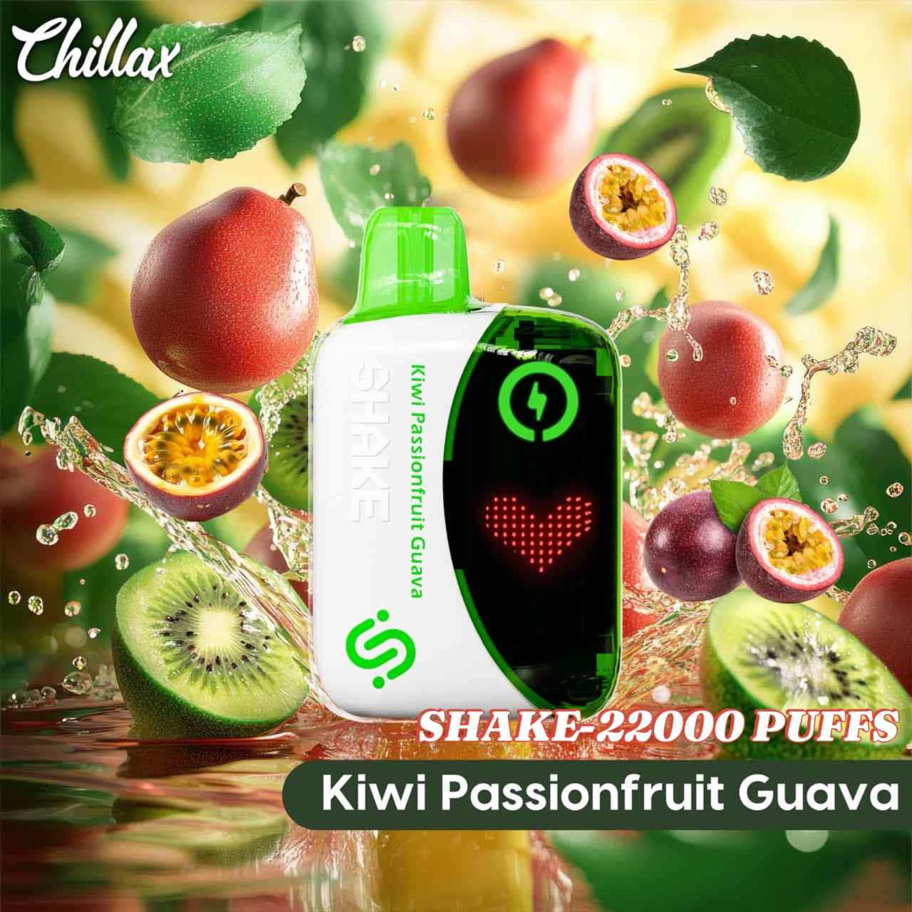 CHILLAX-Shake-22000-Puffs-Price-in-Dubai-KIWI-PASSIONFRUIT-GUAVA