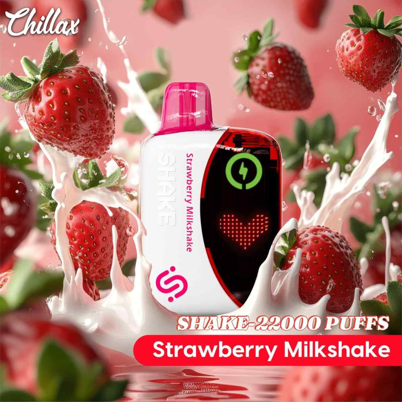 CHILLAX-Shake-22000-Puffs-Price-in-Dubai-STRAWBERRY-MILKSHAKE