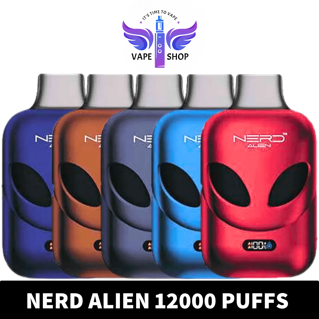 NERD Alien 12000 Puffs 20MG Disposable Vape in UAE - Image 1