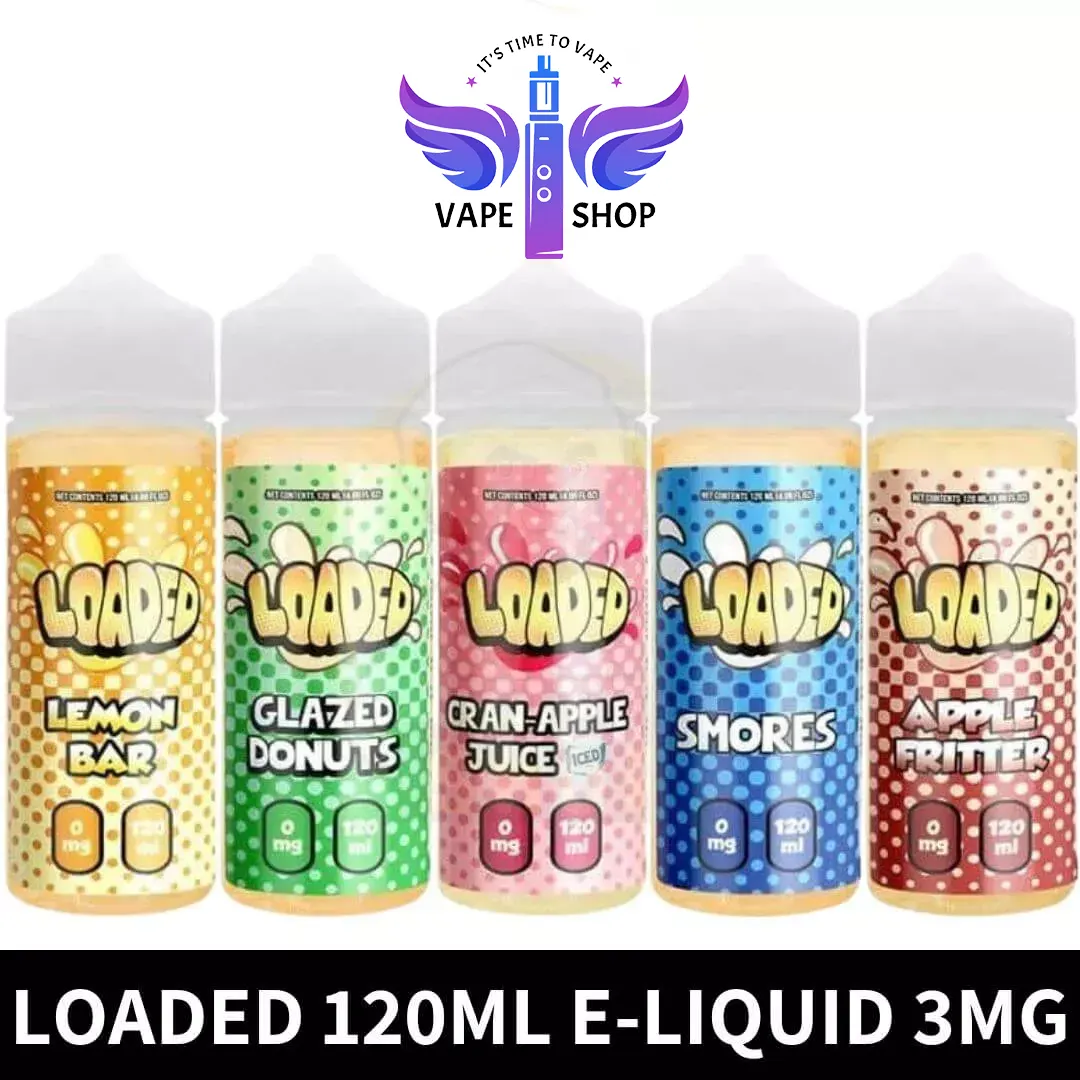Loaded E-liquid 120ml 3mg Nicotine All Flavors Available Vape Shop In Dubai, UAE - Image 1