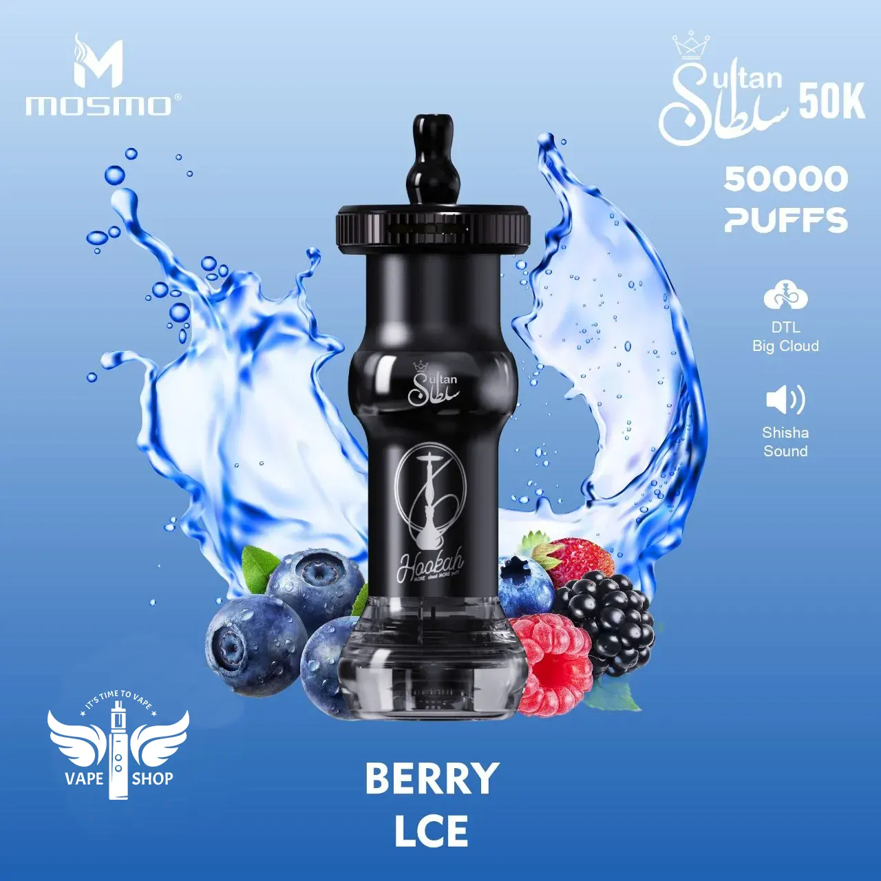 Mosmo-Sultan-50000-Puffs-DTL-0.3-Nicotine-Hookah-Berry-Ice Mosmo Sultan 50000 Puffs DTL 0.3 Nicotine Hookah